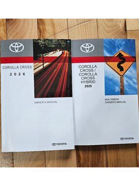 2026  TOYOTA COROLLA CROSS Owner's Manual & Multimedia